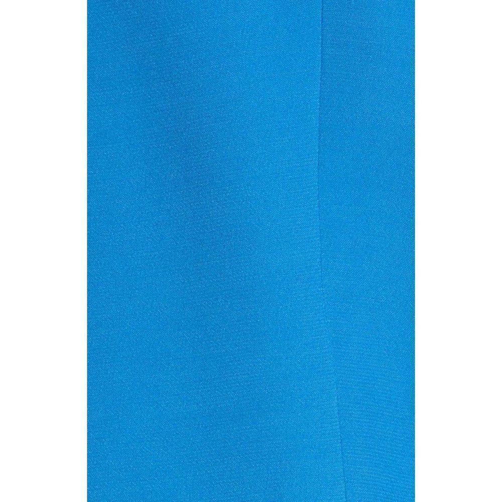L'AGENCE Elleta collarless blazer Daphne blue size 2 NWT satin crepe - Picture 10 of 11